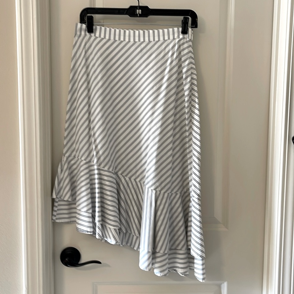 Joie Assymetrical striped skirt